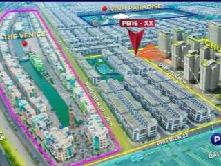 Căn liền kề áp góc rẻ nhất dự án  dãy phố biển 16  tiệm cận phố tây  đối diện 44 toà chung cư