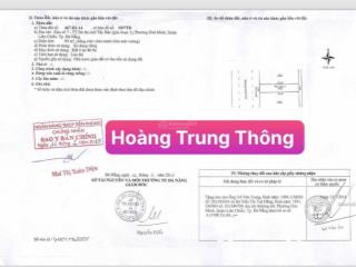 Bán lô đất đường 7.5m hoàng trung thông 100m2 ngay nguyễn sinh sắc  hoà minh  giá 4.2 tỷ