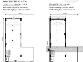 Shophouse celadon duy nhất 68 căn/ dt 535m2 1 trệt 1 lửng/ giá gốc 46ty / cam kết thuê 6% (5 năm)