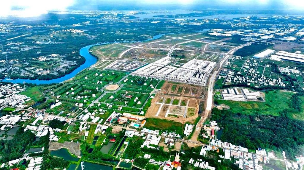 Sản phẩm đẹp. giá đầu tư dự án sg village long hậu liền kề đường 40m. tiềm năng sinh lời