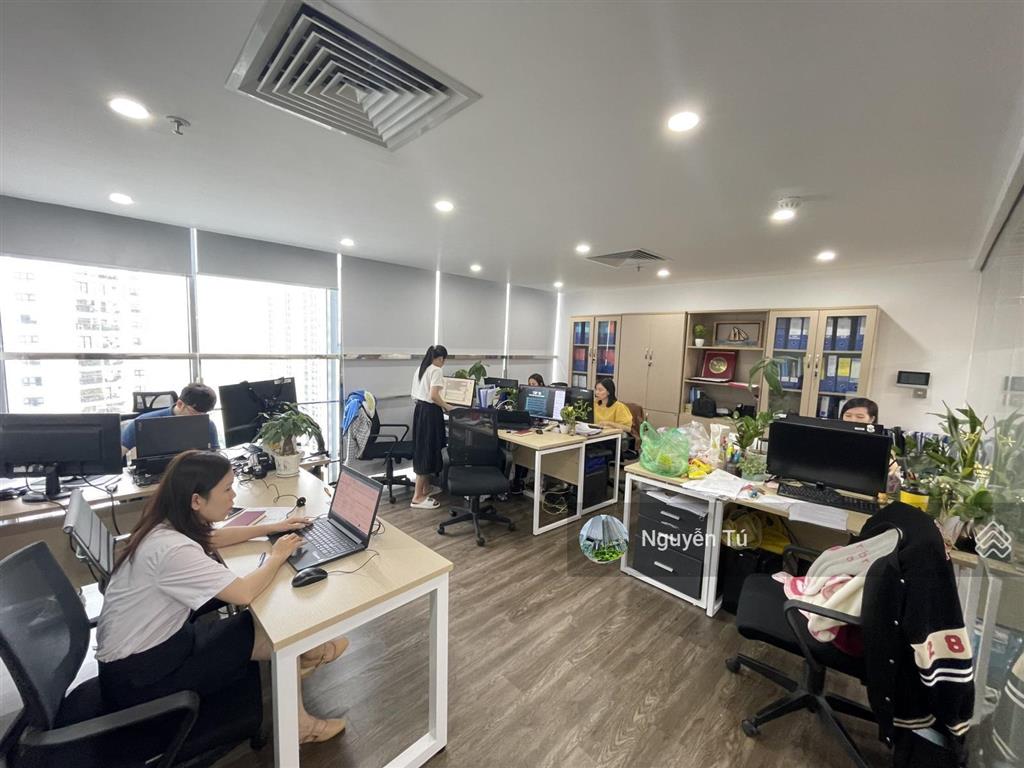 Bql cho thuê văn phòng mỹ đình plaza 2  nguyễn hoàng. dt 200m2 vào được luôn, miễn phí ngoài giờ