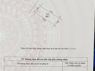 Cc bán lô đất  vip nhất đông anh  đường việt hùng  giá hạt dẻ 4.x tỷ
68m2  mt5m  0916 231 ***