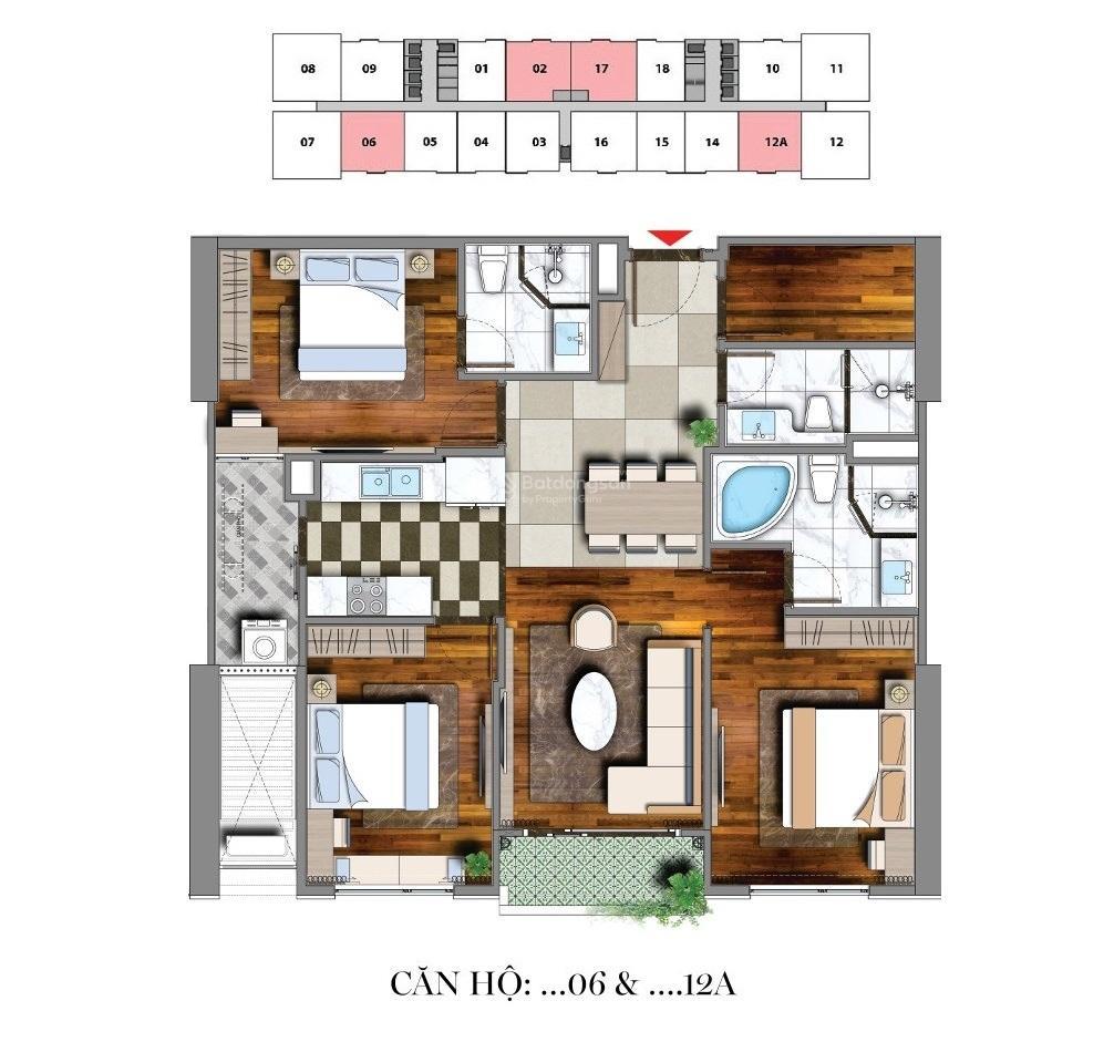 Một trong số ít! suất ng cán bộ 3pn 97m2 đông nam, rõ ràng giá tốt.  0988 160 ***