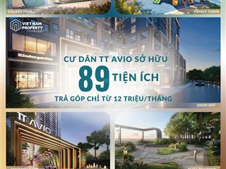 Sở hữu 89 tiện ích cao cấp. k.hàng chỉ cần trả trước 120 triệu, trả góp 12 triệu/tháng. lãi suất 0%