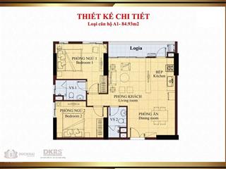 Bán căn hộ đức khải q7, block a1, 84m2 2pn  ban công lớn, giá 2,560 tỷ, nh hỗ trợ   0926 879 ***