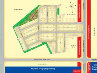 Cần tiền bán lô đất dự án bến cát center 2  an điền 110m2 giá chỉ 980 trieu, sổ sẵn công chứng nga