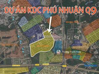 Đất phú nhuận mặt tiền trục chính đường 20m. vị trí ngay liền kề global city.