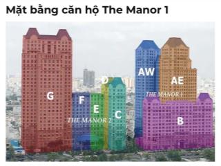 The manor bán căn hộ 3pn 2 wc 124m2 nhà đẹp giá 7.99 tỷ  0932 190 ***