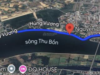 Đất mặt tiền đường nguyễn du, view sông, tp. hội an