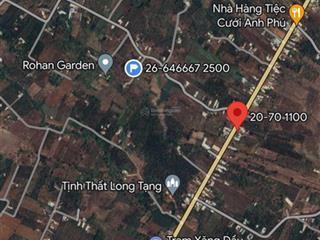 Bán đất cách đường tỉnh 765 600m, đường số 24 50m, xã lâm san huyện cẩm mỹ, mt.25, s=1600m2 tc.0