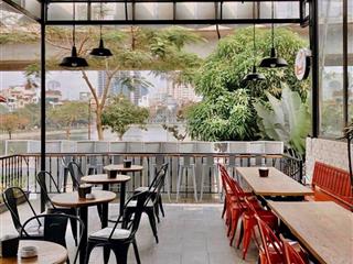 Hồ văn chương 80m2 30,8tỷ cafe mặt hồ sầm uất mặt tiền 8m kinh doanh đỉnh doanh thu ko dưới 200tr/t