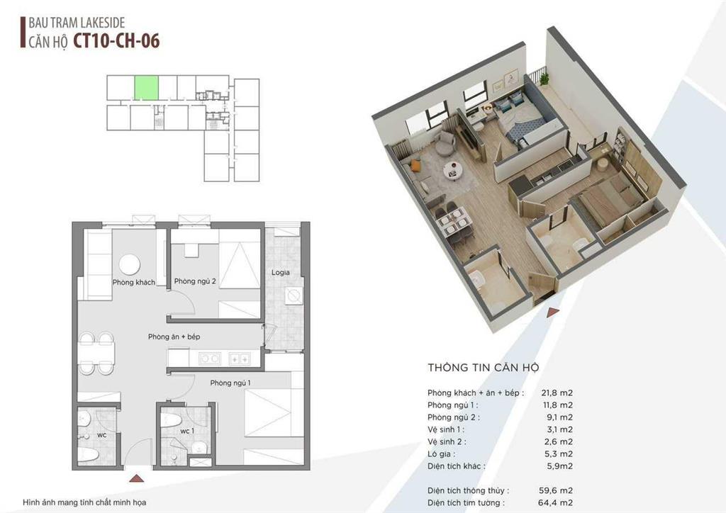 Tìm đâu ra mã căn hộ 2pn trực diện biển  hồ trọn đời giá 2,1 tỷ/57m² đẹp rẻ  sổ sẵn