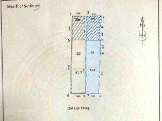 Bán nhà mặt phố lạc trung 111m2, mt 6,4m + 47 tỷ, hiếm, 2 thoáng, trung tâm