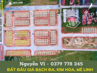 Bán đất, đấu giá, bạch đa, kim hoa, mê linh, cập nhật bảng giá mới nhất đợt6 tháng9, chênh nhẹ nhất