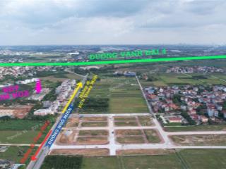 Bán đất, đấu giá, kim hoa, mê linh, 100m2, mặt tiền 5m, đường 8m, ngay vành đai 4, sđcc, giá 47 tr