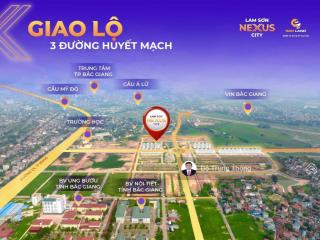 Hàng ngoại giao đất nền lam sơn nexus city nhỉnh 2 tỷ/lô 90m2  sổ đỏ trao tay, kết nối khủng