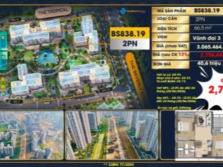 Bán căn hộ 2pn giá rẻ nhất tại vinhomes grand park quận 9  ký trực tiếp chủ đầu tư.  0346 308 ***