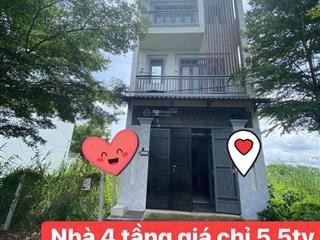 Nhà rẻ nhất nhơn đức nhà bè chỉ 5,5 tỷ cho nhà view sông lớn 4 tầng (5x19m)  xe hơi ngủ trong nhà