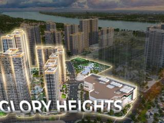 Ưu đãi 37,5%  glory heights 2pn, nhận nhà ngay  3,5 tỷ view hồ bơi malibu, vincom dưới chân nhà