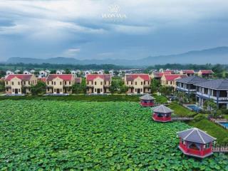 Quỹ villa vườn vua resort thanh thủy, view hồ sen, khoáng nóng, 40 tiện ích nghỉ dưỡng tuyệt đỉnh