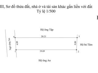 Bán lô 80m ngõ 3m tại hoa động giá siêu rẻ chỉ 1 tỉ 5xx