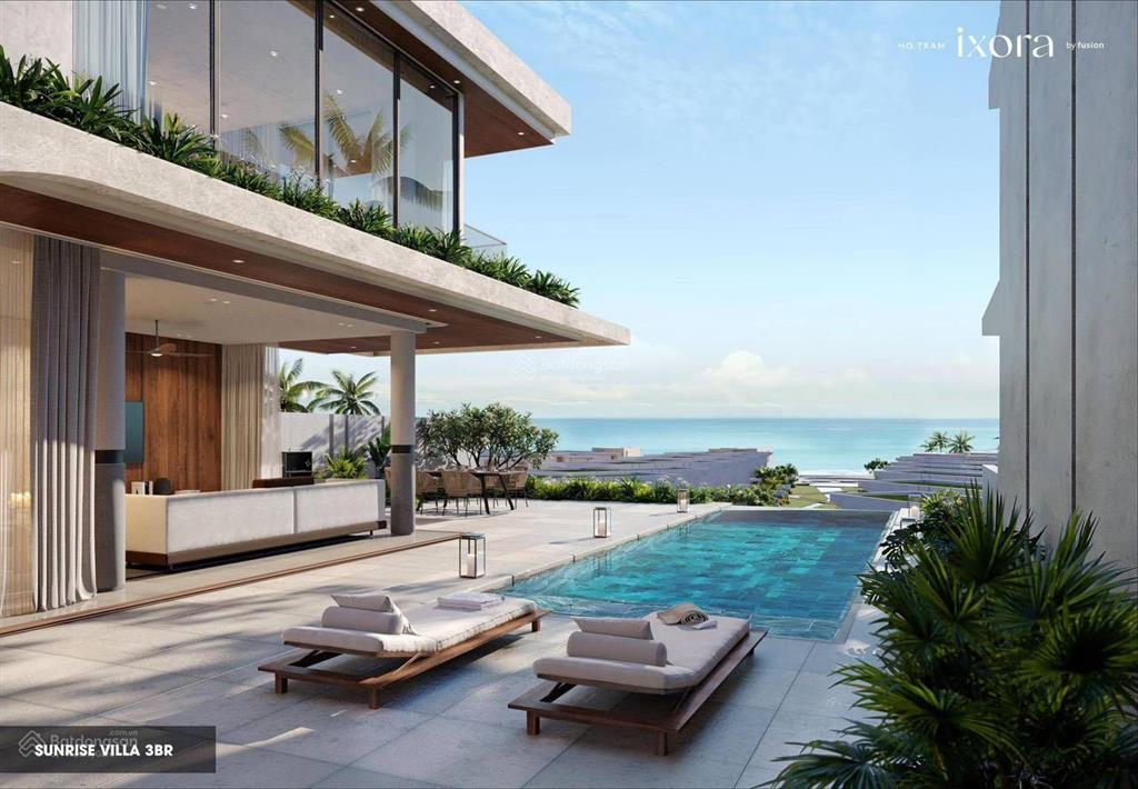Biệt thự 3pn trên đồi ôm trọn tầm view biển tại ixora hồ tràm với lịch thanh toán trong 7 năm