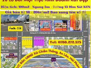 Mở bán 10 lô từ 95118m2 đất vip đường 16m liên thông kinh doanh, buôn bán hỗ trợ mua bán qua bank