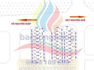 Bán đất đấu giá x2 xóm ngõ khê nữ, nguyên khê, đông anh, 82,5m2, mặt tiền 5m  vị trí vàng..