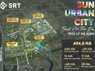 Bão đổ bộ hà nam  chính thức nhận booking giai đoạn 1 sun urban city giá siêu ưu đãi