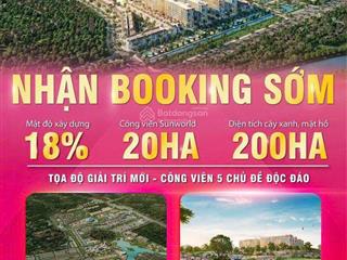 Sun urban city món quà có 102 cho các nhà đầu tư nhạy bén, vốn nhỏ, sinh lời cao, chỉ 10% ký hđmb