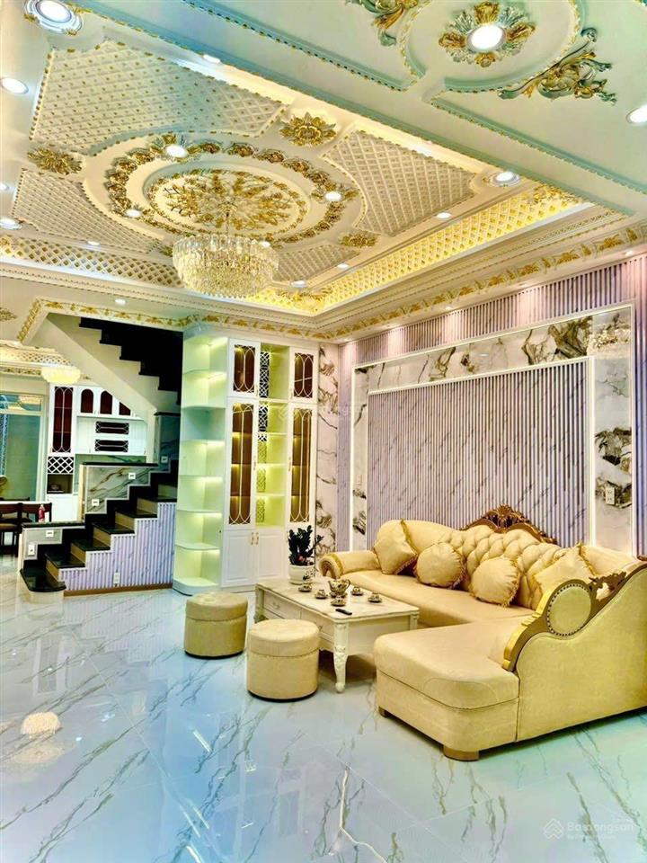 Nhà phố tân cổ điển mặt tiền hẻm xe hơi 8m 28 đào tông nguyên nhà bè  5m x 19m gara xe giá 8,66 tỷ