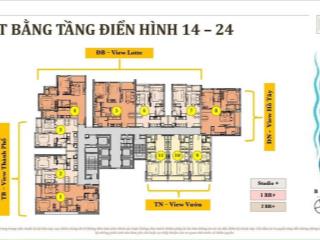 Chủ gửi bán 11 studio tầng trung d.a soho heritage, 677 lạc long quân, dt 45m2.  0912 169 ***