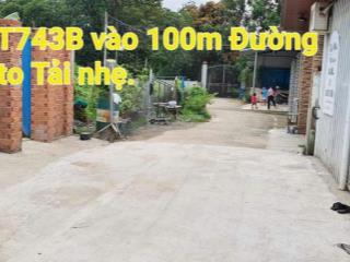 Đất, tân an tân đông hiệp. sát quốc lộ 1k  100m thông ra 743b