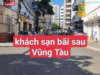 Cần bán khách sạn bãi sau vũng tàu đi bộ tắm biển 1 trệt 6 lầu 1 hầm có thang máy