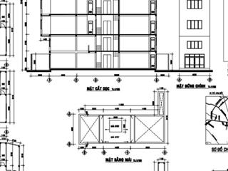 Bán đất xây căn hộ dịch vụ đường hoàng hoa thám phường 7 gpxd hầm 6tầng 5.3x22m