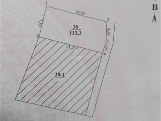 Bán 113.3m2 đất sđcc, mt 7,5m, ngõ 2,2m vạn 3, trong đê, h. đông nam mát mẻ vượng khí