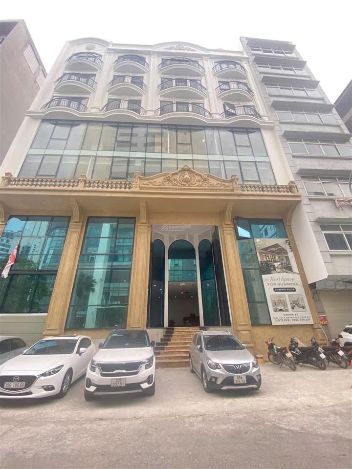 Công ty chúng tôi cho thuê tòa nhà văn phòng mặt phố dương khuê diện tích 150m2  200k/m2/th
