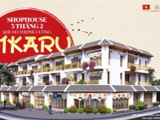 Chính thức mở bán dự án shophouse đường 3tháng2  hikarushophouse mang phong cách nhật bản đầu tiên