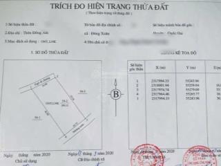 Chinh chủ cắt bán hơn 600m2 có 100m2 ont bám đường bám đường bê tông 16m tại đông xuân quốc oai