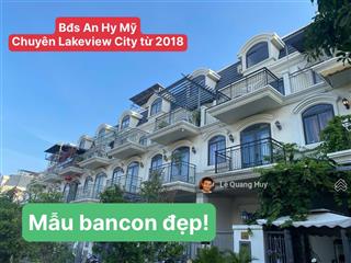 Bán nhà mặt hồ trục chính đường d 25m lakeview city dt 5x20m 4 tầng hoàn thiện đẹp chỉ 18,5tỷ