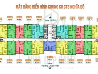 Hiếm  bán căn 65m2 căn 05 view đẹp, tầng đẹp, tại ct3 nghĩa đô  0816 812 ***