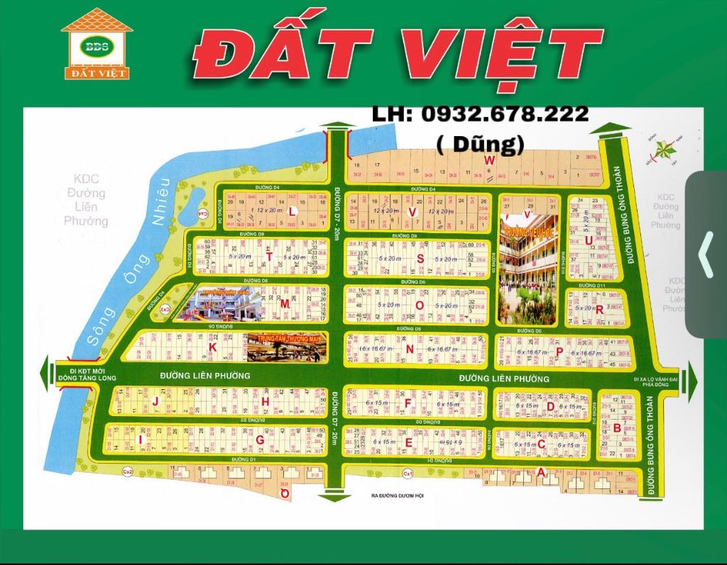 Bao giá thị trường! chọn lọc được 1 số nền đất giá tốt KDC Sở Văn Hoá giá bán từ 38tr/m2 