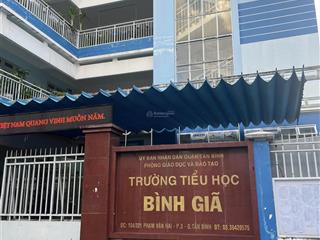 3 bước ra chợ  an sinh tuyệt vời  kv chợ phạm văn hai  trường tiểu học bình giã.