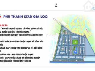 Bán đất nền giá cực rẻ tại phú thành star, gia lộc, hải dương mặt ql38b.  0922 969 ***