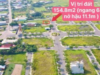 1 lô nội bộ duy nhất tại hưng long residence, 1,358 tỷ, 154,8m2, view đẹp,nở hậu, đức hòa, long an