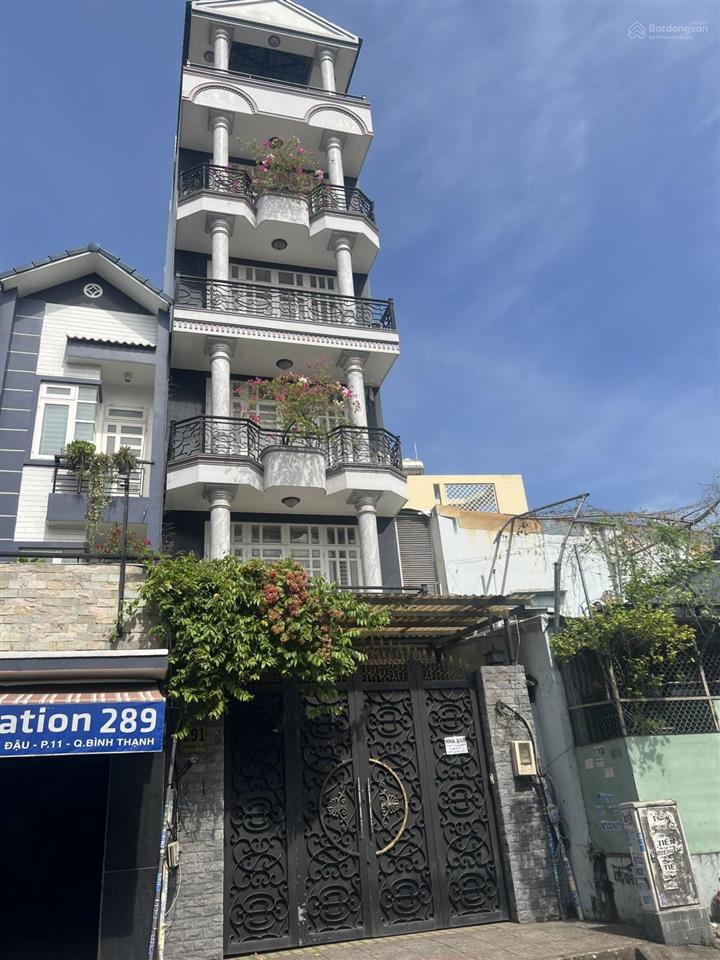 Bán nhà mặt tiền ngay trung tâm quận bình thạnh, 5.3x22m, 5 tấm chuẩn đẹp, đỗ 2 xe hơi, 16.5 tỷ tl