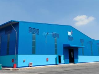 Cho thuê gấp nhà xưởng 640m2 tại kcn tân kim mở rộng, mặt tiền đường quốc lộ 50 có pccc, ngành nghề