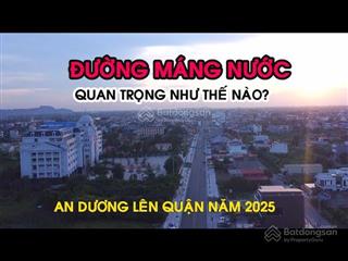 Bán đất mặt đường máng nước  gần nút thông trường cơ điện (200m2 mt 9,5m) * đinh trịnh hph