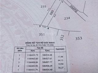 Cần bán lô đất giá rẻ. đường xe honda tới đất. tổng diện tích 640 mét vuông. ngang 12 mét dài 56