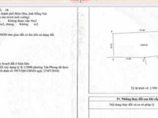 Bán đất biệt thự phường tân phong giá cực thơm. chỉ 20tr/m2